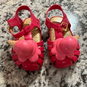 Toddler Pink Icecream Mini Melissa Sandals Shoes